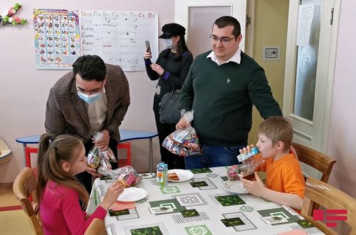 Leyla Əliyevanın təşəbbüsü ilə Moskvada uşaq evində xeyriyyə aksiyası keçirilib