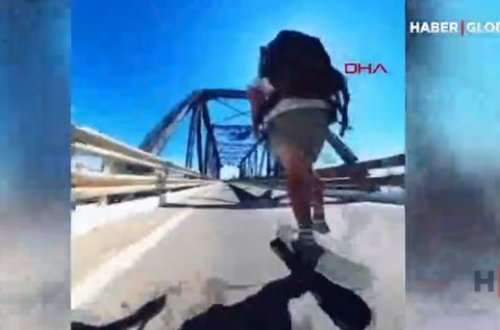 Avstraliyalı gənc skeytbord üzərində 2500 metr yol qət edib - VİDEO