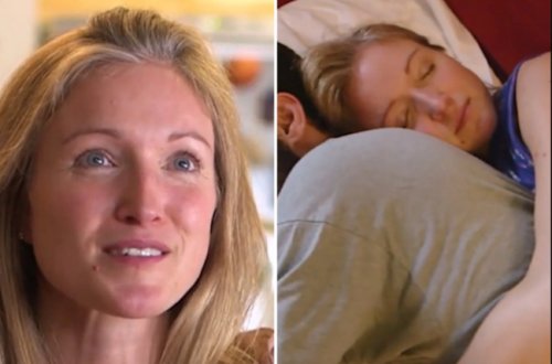 Ərli qadın qucaqlaşmaq üçün ADAM TUTDU - FOTO