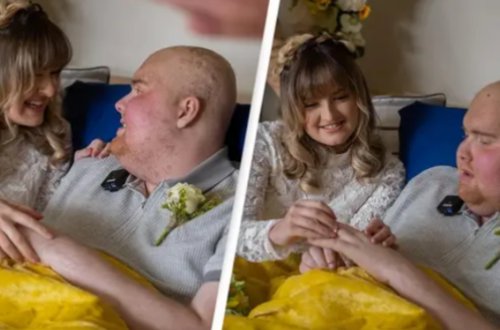 Ölümcül xəstə olduğunu öyrənən tələbə TOY ETDİ - FOTO