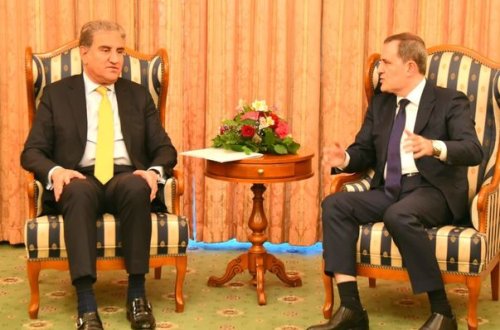 Azərbaycan və Pakistan XİN başçılarının görüşü keçirilib - FOTO