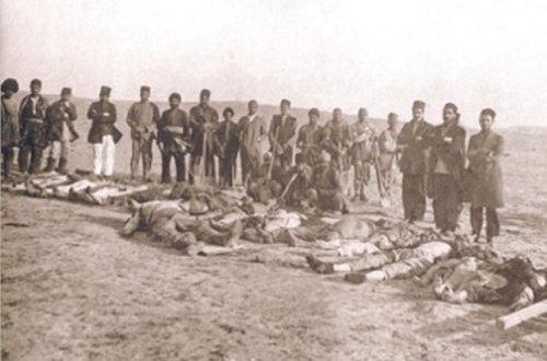 Ermənilərin azərbaycanlılara qarşı törətdiyi soyqırımından 103 il ötür - FOTO