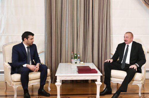 Prezident İlham Əliyev Selçuk Bayraktarı və Haluk Görgünü qəbul edib - FOTO