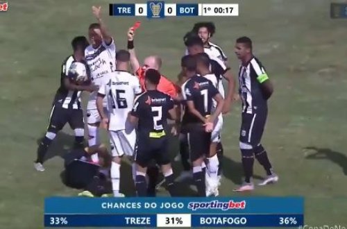 Oyununun doqquzuncu saniyəsində qırmızı vərəqə alıb meydandan qovuldu - VİDEO