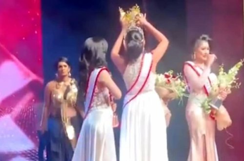 Конкурс красоты закончился дракой за корону на сцене - ВИДЕО