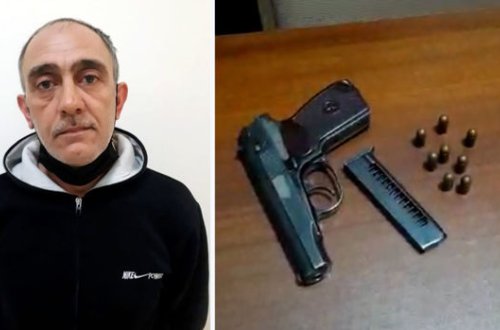 Maştağa sakini odlu silahla tutuldu - VİDEO