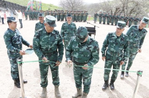 Ermənistanla sərhəddə növbəti hərbi hissə fəaliyyətə başlayıb - FOTO