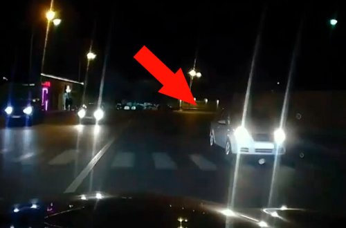 Geriyə sürən sürücünün görüntüləri qalmaqal yaratdı: Polis hərəkətə keçdi - VİDEO