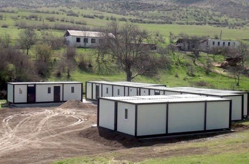 На освобожденных территориях устанавливаются общежития модульного типа - ВИДЕО