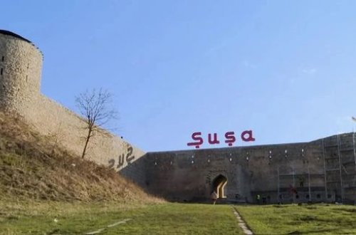 Şuşada bərpa işləri davam edir - FOTOREPORTAJ