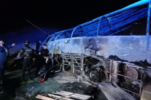 В Египте 22 человека погибли при столкновении автобуса с бензовозом - ВИДЕО