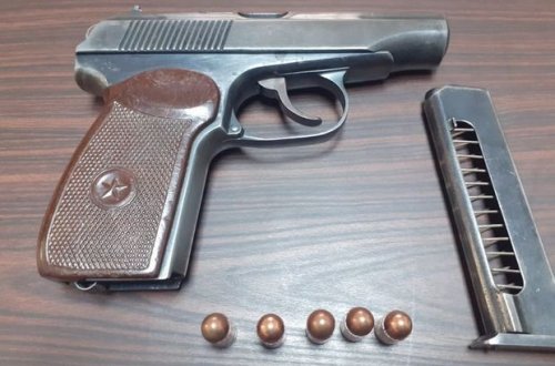 Biləcəri dəmir yolu stansiyasında silahlı şəxs saxlanıldı