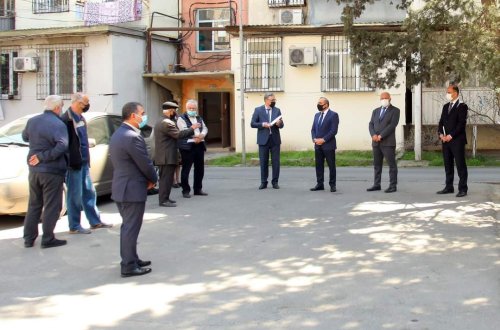 Azay Quliyev seçicilərlə görüş keçirib