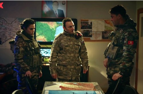 Qarabağla bağlı səhnələr məşhur türk serialında - VİDEO