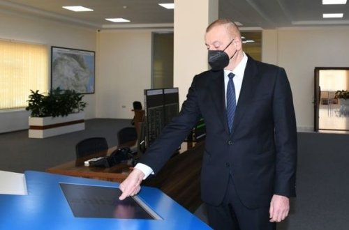 Президент принял участие в открытии агропарка в Гаджигабуле