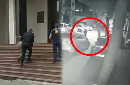 Bakıda evə basqın anı - Qadını yataq otağına aparanda... - VİDEO