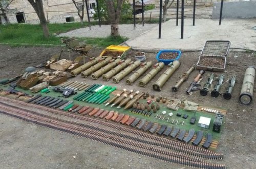 Şuşada silah-sursat aşkar edilib