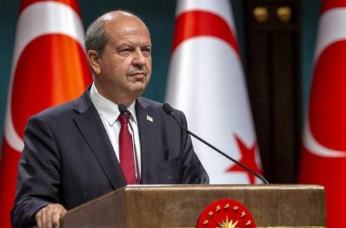Şimali Kipr Prezidenti Ersin Tatar Cenevrə səfəri öncəsi onlayn mətbuat konfransı keçirib