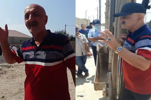 Neft ərazilərini zəbt edən makler həbs edildi - FOTO/VİDEO