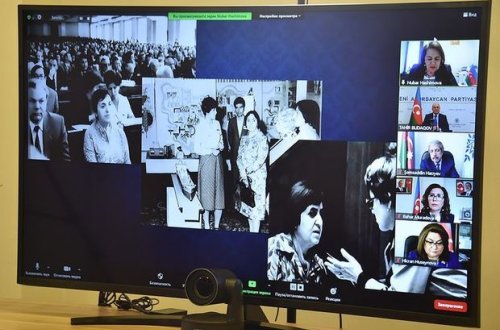YAP-da akademik Zərifə Əliyevanın doğum gününə həsr edilmiş videokonfrans keçirilib - FOTO