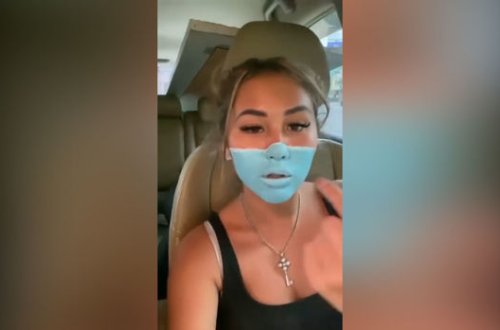 Üzünə maska çəkib polisi aldadan əcnəbi bloqer İndoneziyadan qovulub – VİDEO