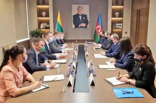 В Баку проходит встреча глав МИД Азербайджана и Литвы в расширенном составе - ОБНОВЛЕНО + ВИДЕО