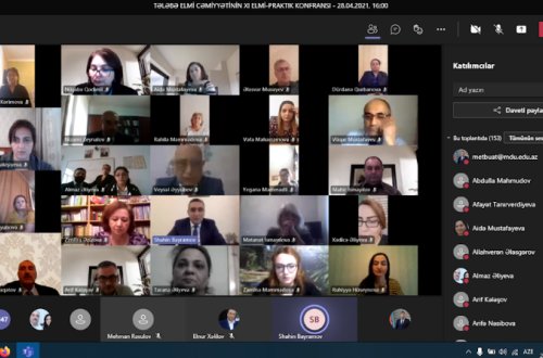 Mingəçevir Dövlət Universitetində Tələbə Elmi Cəmiyyətinin XI elmi-praktik konfransı keçirilib