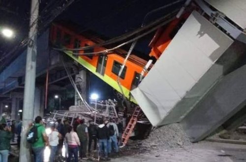 Metro körpüsü qatarla birgə çökdü: Çoxlu sayda ölən və xəsarət alanlar var - VİDEO