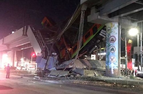 Не менее 80 человек пострадали при крушении метромоста в Мехико - ВИДЕО