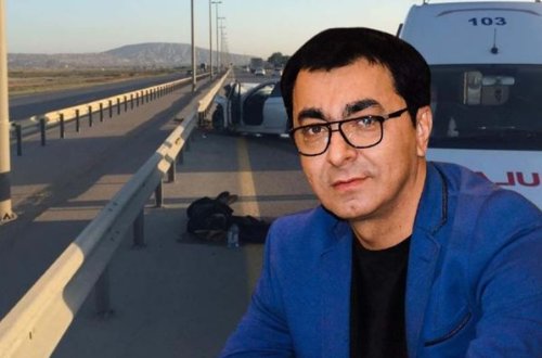 Aslan Hüseynovun öldüyü dəhşətli qəzadan görüntülər - FOTO