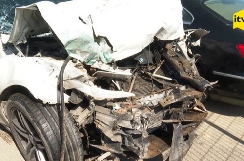 Aslan Hüseynovun öldüyü avtomobilin görüntüləri - VİDEO