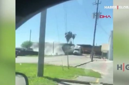 Qatar yük maşını ilə toqquşdu – ANBAAN VİDEO