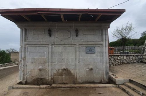 Şuşa şəhərindəki Mamay bulağı öz tarixi görkəminə qaytarılır - FOTO