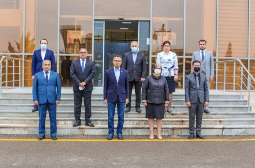 Ucarda ulu öndər Heydər Əliyevin abidəsi ziyarət edildi