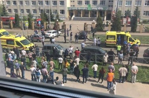 Rusiyada məktəbə silahlı basqın: Şagirdləri öldürən şəxs saxlanıldı - YENİLƏNİB + VİDEO