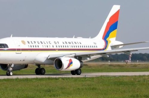 Paşinyanın təyyarəsi qanunsuz olaraq Rusiyadan hərbi yük daşıyıb