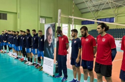 Gürcüstanda voleybol üzrə milli komandalar arasında Ulu Öndər Heydər Əliyevə həsr olunan yoldaşlıq oyunu keçirilmişdir