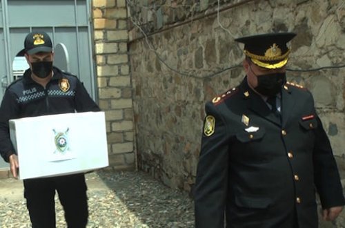 В Гяндже сотрудники правоохранительных органов навестили семьи шехидов - ФОТО/ВИДЕО