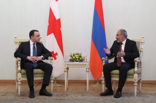 Gürcüstan Baş naziri Ermənistanda Paşinyanla görüşüb