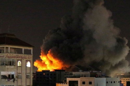 İsrail ordusu HƏMAS-a aid strateji obyektləri məhv etdi - FOTO