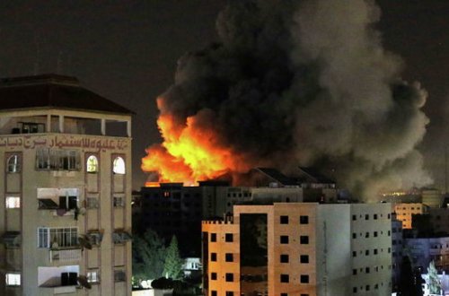 İsraildə raket zərbələrindən 500-dən çox insan yaralanıb