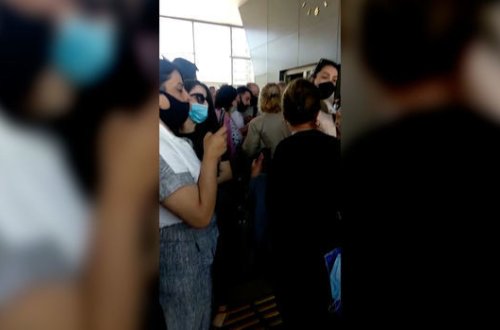 График движения поезда Сумгайыт-Пиршаги-Баку стал причиной плотности пассажиропотока - ВИДЕО