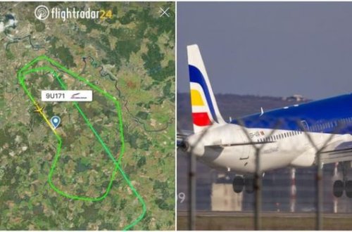 Moldovaya məxsus təyyarə Moskvada eniş zamanı quyruq hissəsindən zədələndi