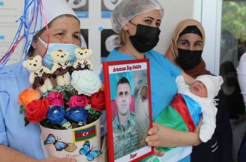 Daha bir şəhidimizin övladı dünyaya gəldi - FOTO