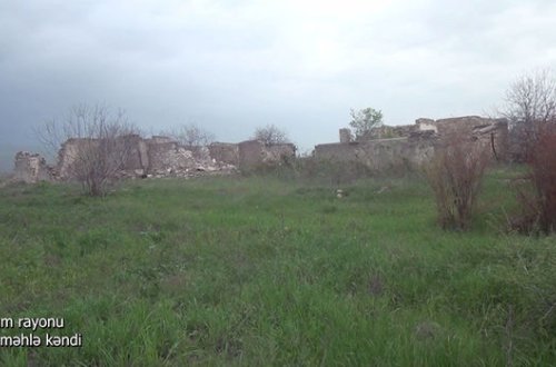 Ağdam rayonunun işğaldan azad olunmuş Təpəməhlə kəndi - VİDEO