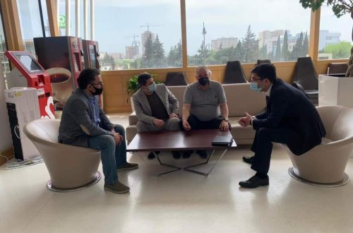 Medianın İnkişafı Agentliyinin rəhbərliyi Araz Zeynalovun ailə üzvləri ilə görüşdü - FOTO