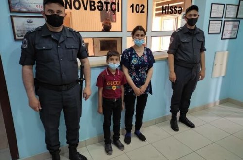 Azərbaycanda polis vətəndaşın itirdiyi pul kisəsini taparaq özünə qaytardı