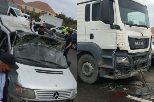 Тяжелое ДТП в Баку: есть погибшие и пострадавшие - ОБНОВЛЕНО + ФОТО