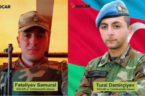 İki şəhidimizin ailə üzvləri SOCAR-da işlə təmin olunub - FOTO