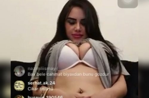 Naz Mila canlı yayımda görün nə etdi +18 VİDEO